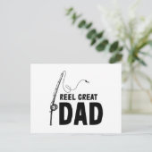 魚釣りパパリール素晴らしパパハッピーファーズデー 案内ポストカード (スタンド正面)