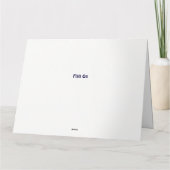 魚釣りパパ カード (裏面)