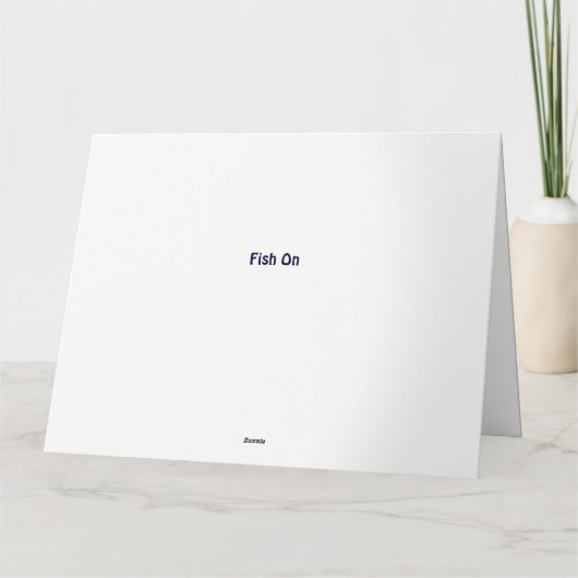 魚釣りパパ カード (裏面)