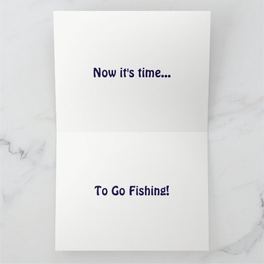 魚釣りパパ カード (内部)