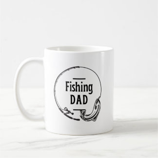 魚釣りパパ コーヒーマグカップ