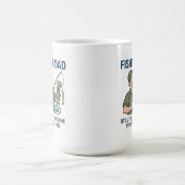 魚釣りパパ- 1992年以来の物語 コーヒーマグカップ (中央)