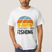魚釣りパパ | WISH Iは魚釣り |父の日 Tシャツ (正面)