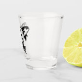 魚釣りパーソナライズされたショットガラス ショットグラス (右)