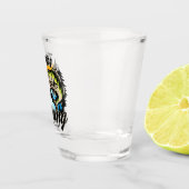 魚釣りパーソナライズされたトーナメントフィッシュアングラートマス ショットグラス (右)