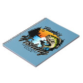 魚釣りパーソナライズされたトーナメントフィッシュアングラートマス ノートブック (左側)