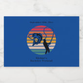 魚釣りパーソナライズされた学士週末 リキュールボトルラベル (シングルラベル)