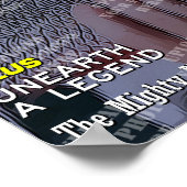 魚釣りパーソナライズされた雑誌表紙 ポスター (角)