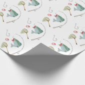 魚釣りパーティーナプキン ラッピングペーパー (角)