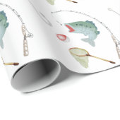 魚釣りパーティーナプキン ラッピングペーパー (ロールコーナー)