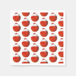 魚釣りパーティー紙プレート スタンダードカクテルナプキン