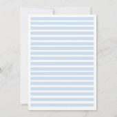 魚釣りパーティー、ファースト誕生日、魚釣り招待状 招待状 (裏面)