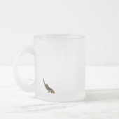 魚釣りビアマグcohoサーモン漁師ビアグラス フロストグラスマグカップ (左)