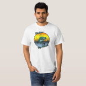 魚釣りビッグ口魚釣りシャツ Tシャツ (正面フル)