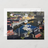 魚釣りビレッジヌスフィヨルド。223.ロルビュアーとして ポストカード (正面/裏面)