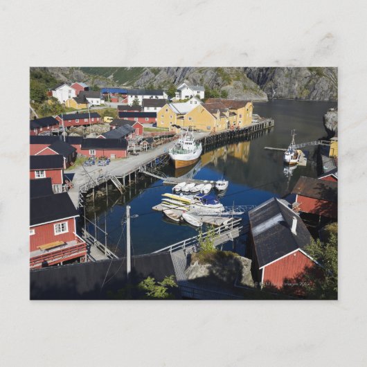 魚釣りビレッジヌスフィヨルド。223.ロルビュアーとして ポストカード (正面)