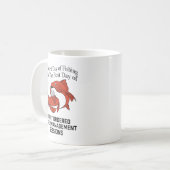 魚釣りビートの最も悪い最高の日は床の日 コーヒーマグカップ (正面左)