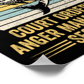 魚釣りビートの最も悪い最高の日は床の日 ポスター (角)