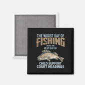 魚釣りビート児童支援裁判所の最悪の日 マグネット (正面/裏面)
