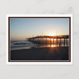 魚釣りピアアグロー ポストカード