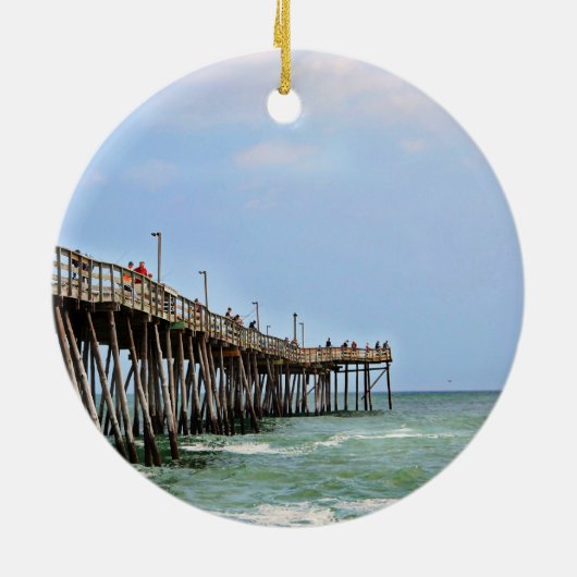 魚釣りピアバイシャーリーテイラー セラミックオーナメント (裏面)