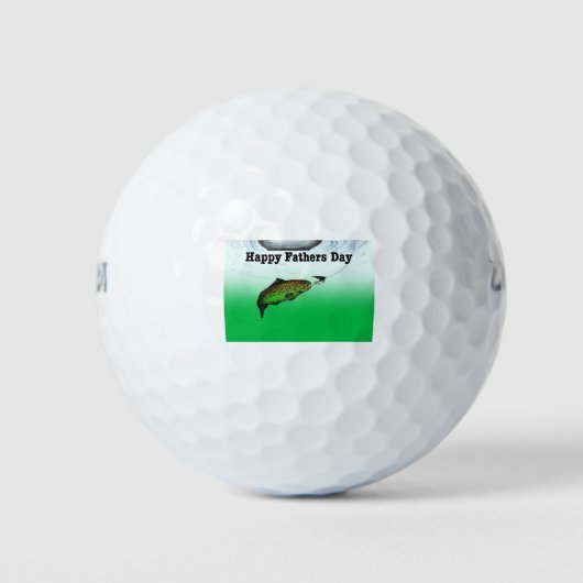 魚釣りファーザーズの日 ゴルフボール (正面)