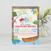 魚釣りファースト誕生日招待状ザビッグワン 招待状 (スタンド正面)