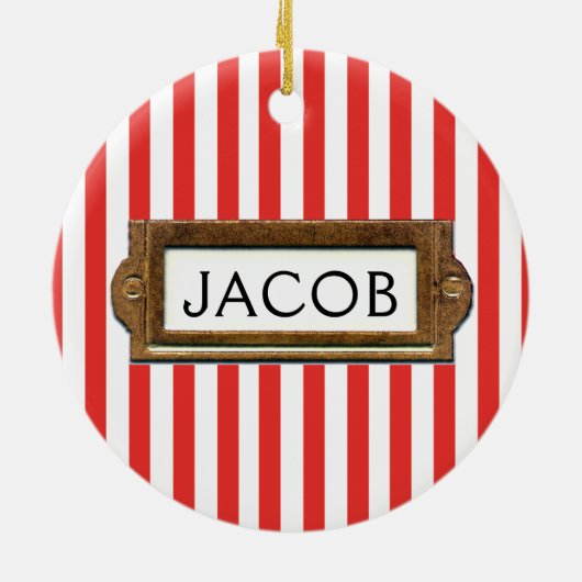 魚釣りフィッシャーマンクリスマスコレクション セラミックオーナメント (裏面)