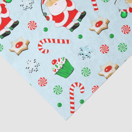 魚釣りフィッシャーマンクリスマスホリデーギフト 薄葉紙 (詳細)