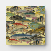 魚釣りフィッシャーマン深いシー魚釣りエキゾチック フォトプラーク (正面)