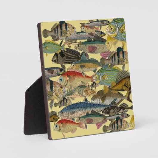 魚釣りフィッシャーマン深いシー魚釣りエキゾチック フォトプラーク (正面)