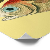 魚釣りフィッシャーマン深いシー魚釣りエキゾチック ポスター (角)