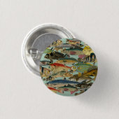 魚釣りフィッシャーマン深いシー魚釣りエキゾチック 缶バッジ (正面&裏面)