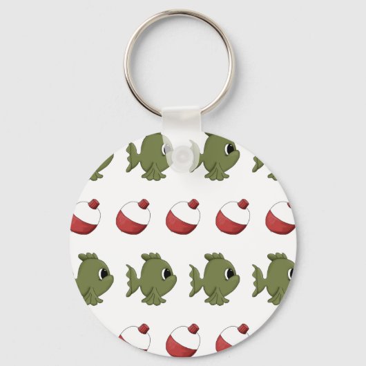 魚釣りフィッシュボバー キーホルダー (正面)