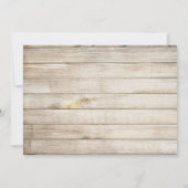 魚釣りフォトバースデーパーティ招待状 招待状 (裏面)