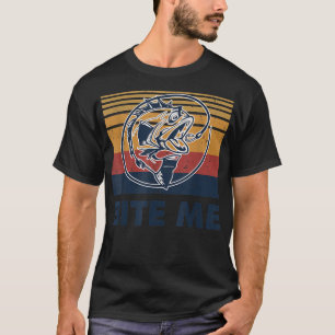 魚釣りフックバイトミーバスキャットフィッシュパイクフィッシャーマンF Tシャツ