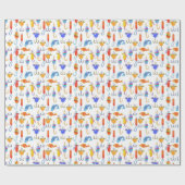 魚釣りフックルアーフィッシュ魚釣り模様 ラッピングペーパー (フラット)