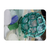 魚釣りフロートon glass、アラスカ マグネット (横)