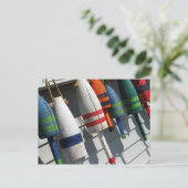 魚釣りブイポストカード ポストカード (スタンド正面)