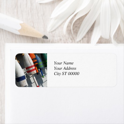 魚釣りブイ住所 シール (インサイチュ)