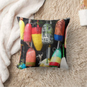 魚釣りブイ – メイン クッション (ブランケット)