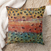 魚釣りブルックトラウト20 x 20 クッション (ブランケット)