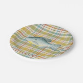 魚釣りベビーシャワー紙プレート ペーパープレート (アングル)