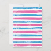 魚釣りベビーリビールベイビーシャワー 招待状 (裏面)