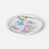 魚釣りベビーリビールベビーシャワー ペーパープレート (アングル)