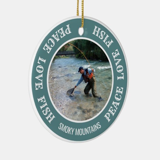 魚釣りホリカスタムデイの写真 セラミックオーナメント (右)