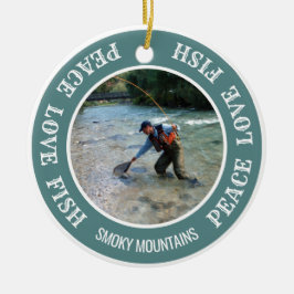 魚釣りホリカスタムデイの写真 セラミックオーナメント