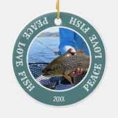 魚釣りホリカスタムデイの写真 セラミックオーナメント (裏面)