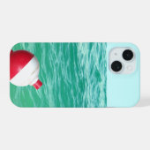 魚釣りボバーインウォーター iPhone 15ケース (裏面横)