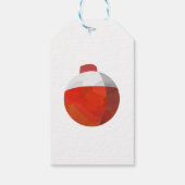 魚釣りボーイ誕生日ありがとうラベルギフトビッグワン ギフトタグ (裏面)